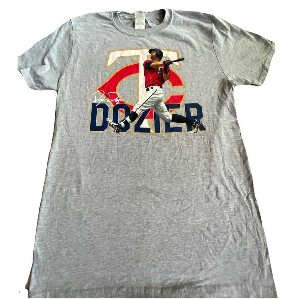 Vintage Y2K Minnesota Twins #2 Brian‎ Dozier Shirt T-Shirt Gildan Medium RARE